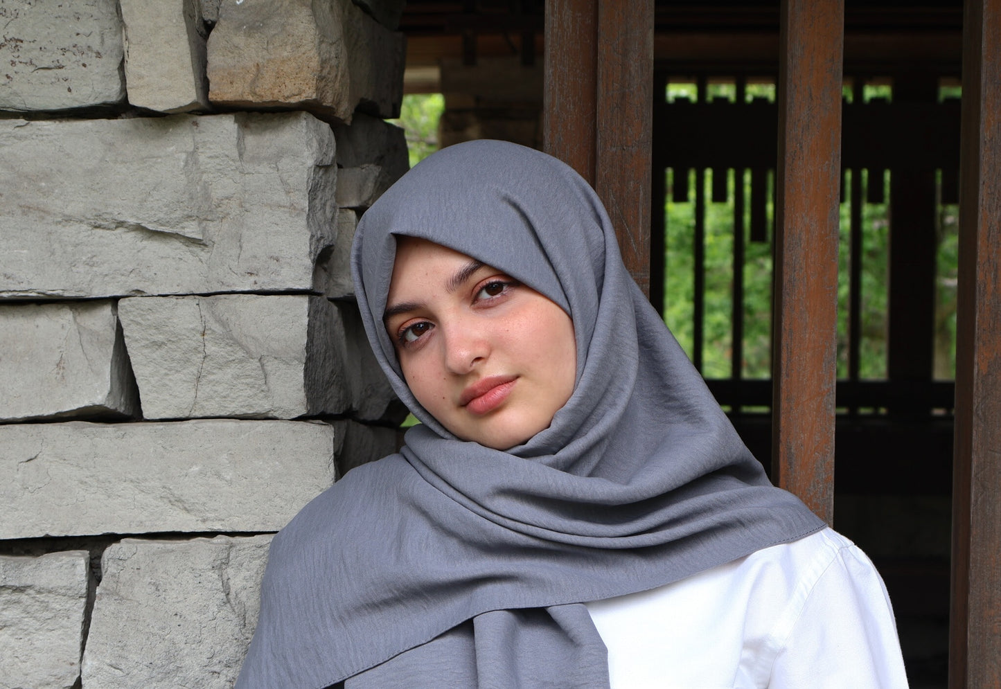 Charred - Cotton Hijab