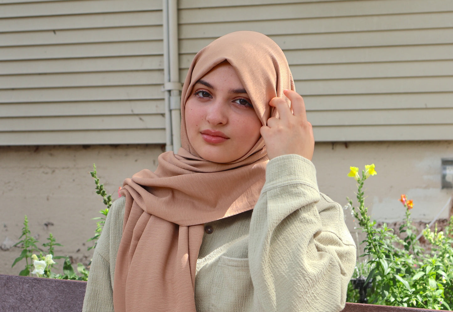 Pecan - Cotton Hijab