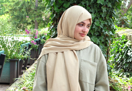 Sand - Cotton Hijab